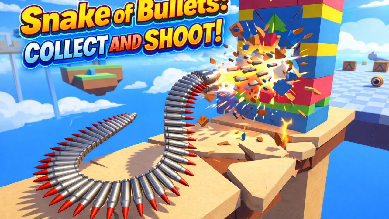 Snake of Bullets: Собирай и стреляй! &ndash; Бесплатная браузерная игра