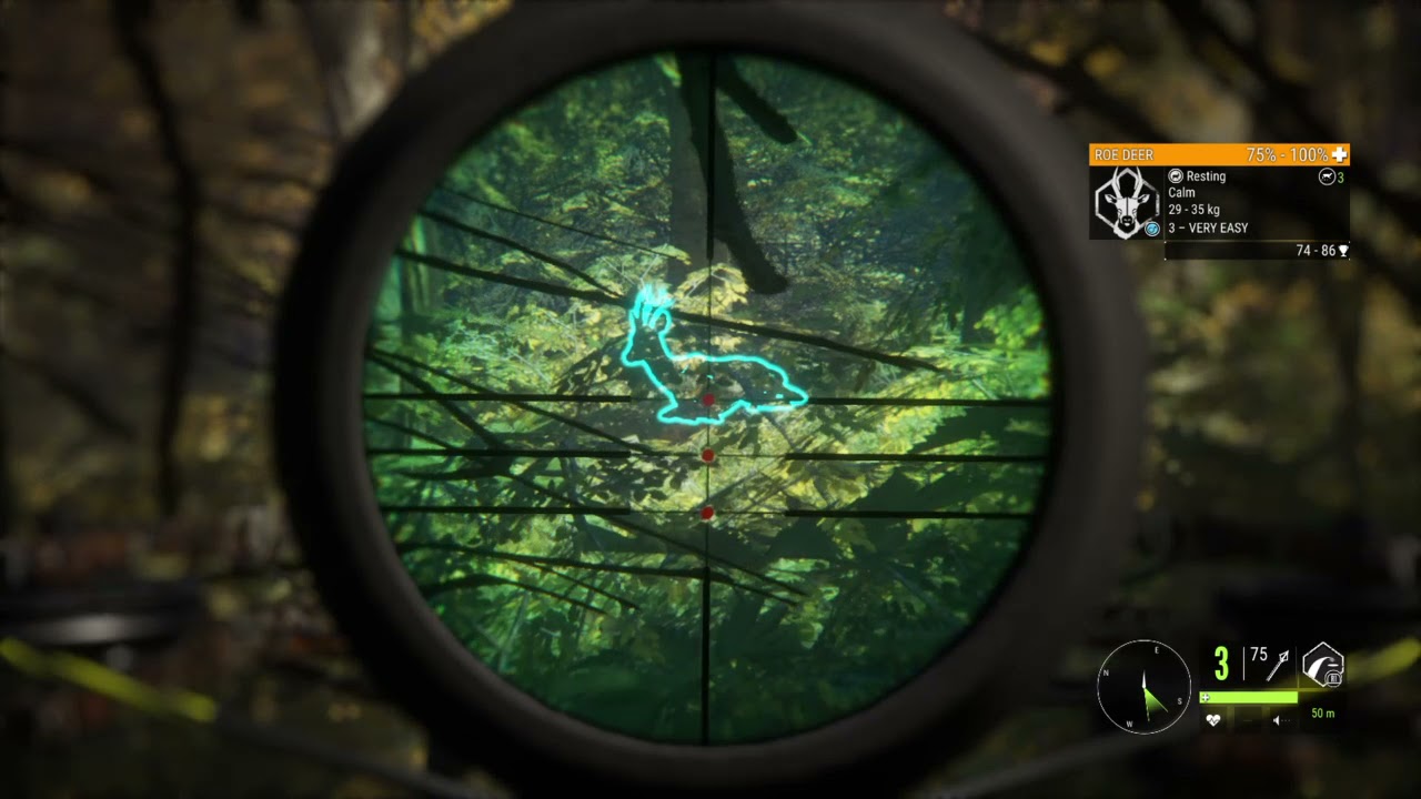 Huge Diamond Roe Deer On Hirschfelden! ( theHunter Call of the Wild ) (No Commentary)