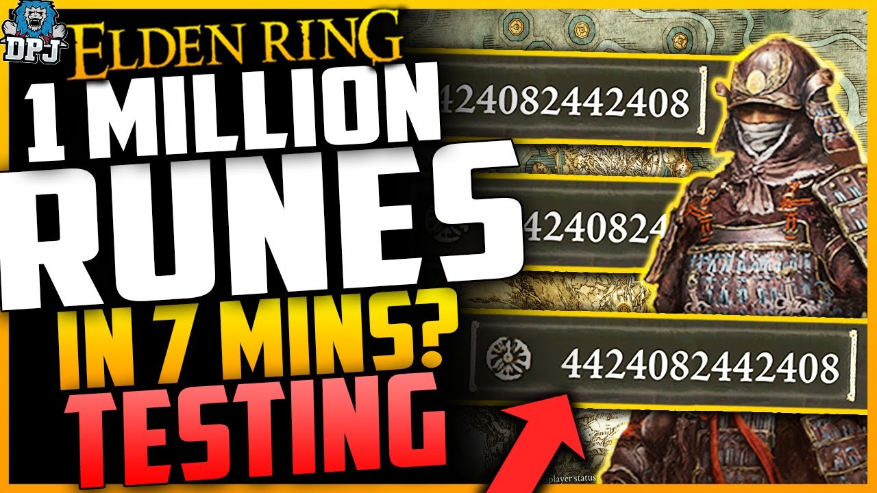Elden Ring: How To Get 1 MILLION RUNES in 7 MINS EASY - 