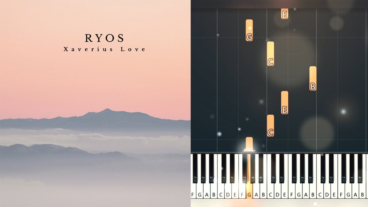 Ryos - Xaverius Love | Piano Tutorial | Piano Cover