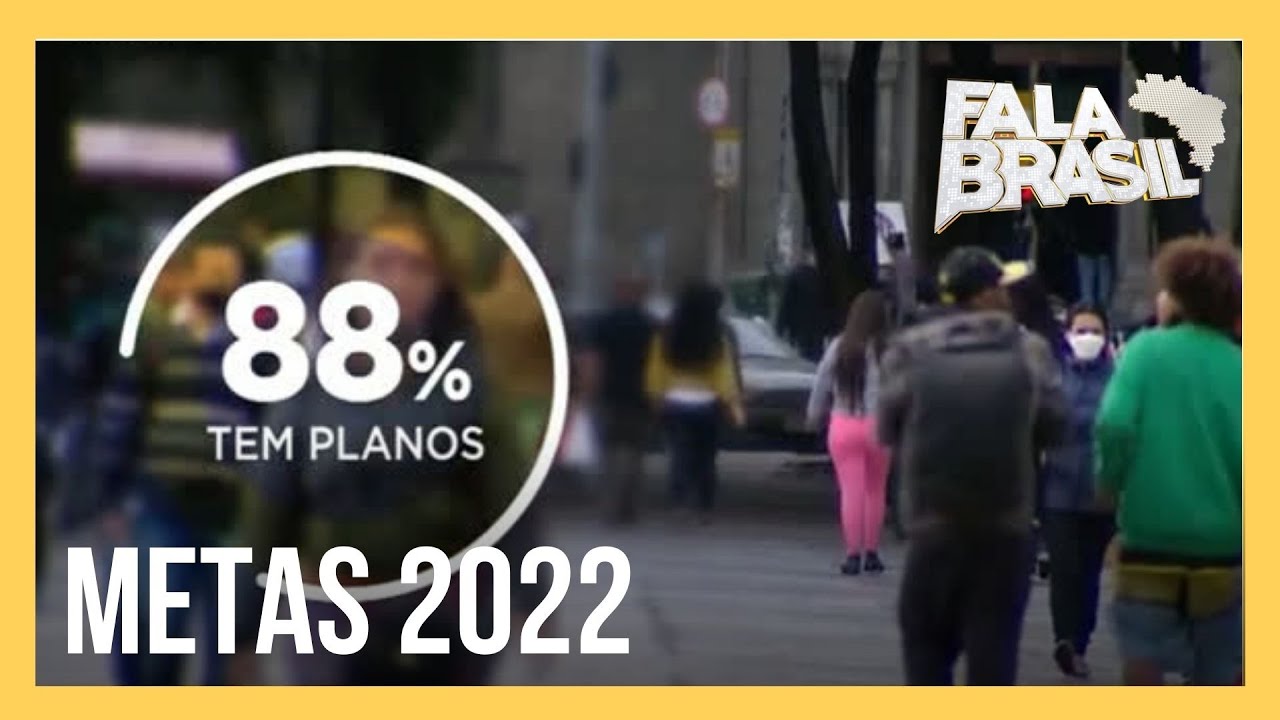 Fala Brasileiro: Pesquisa revela que 88% dos brasileiros t&ecirc;m planos para 2022