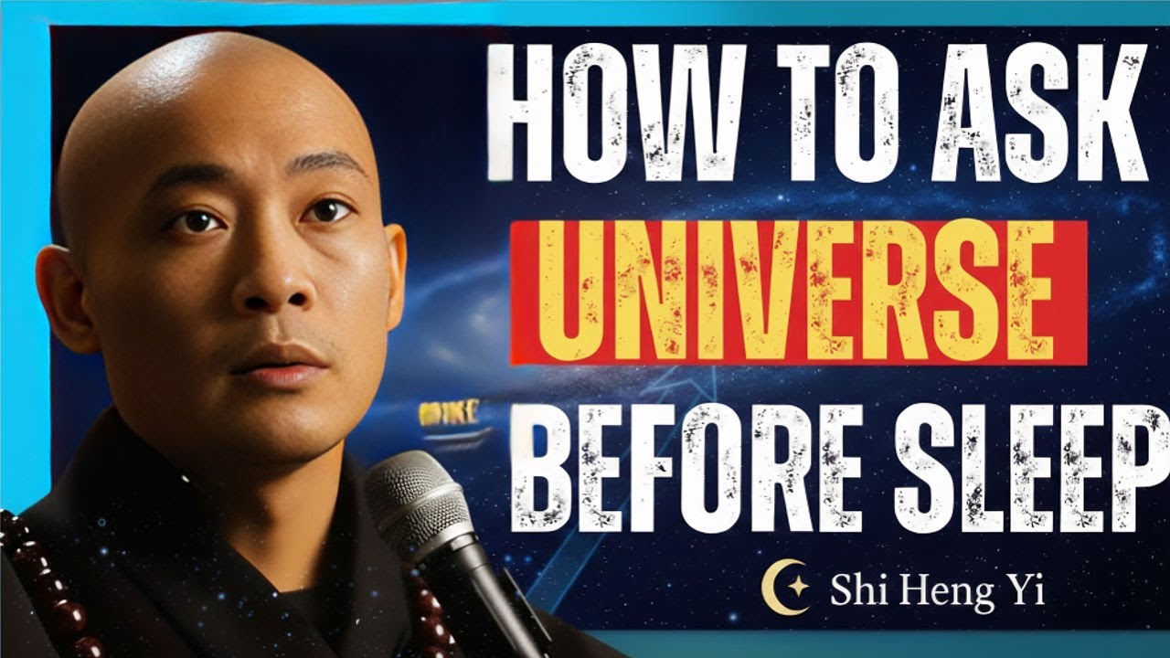 Do This Before You Sleep to Manifest Your Desires (Universe Request) | Shi Heng Yi Wisdom