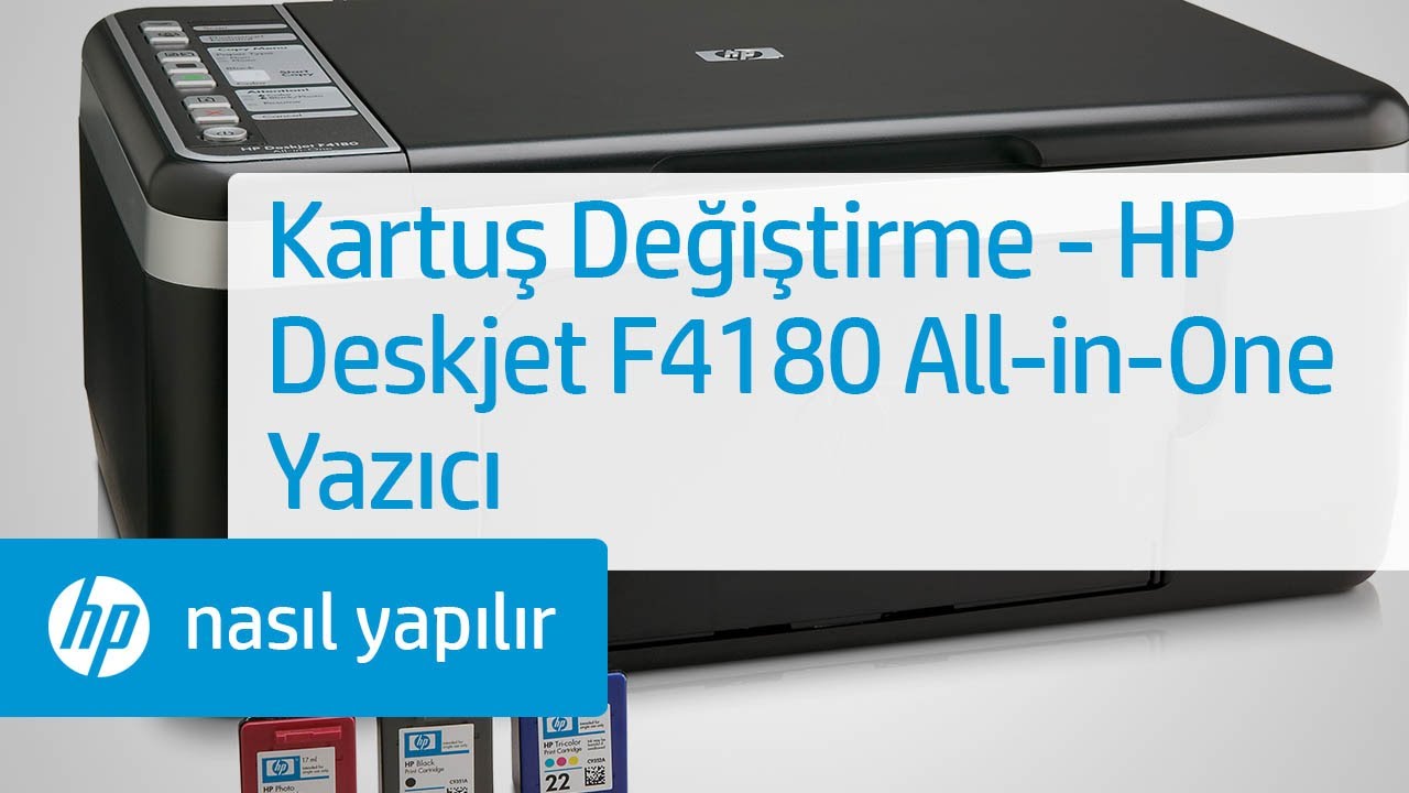 Kartuş Değiştirme - HP Deskjet F4180 All-in-One Yazıcı