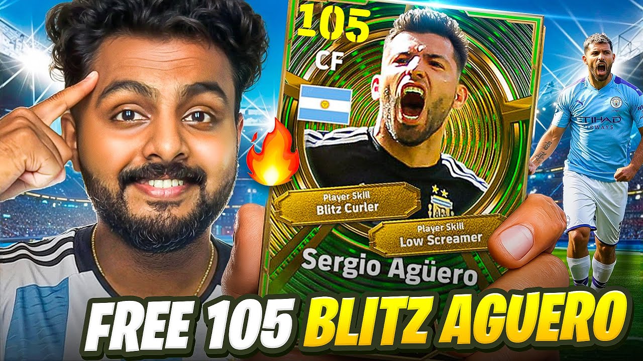105 FREE BLITZ AGUERO - NEW KING OF F2P&rsquo;s😱🔥 A REAL COMPETITOR FOR P2W🤯 INSANE DRIBBLES & OP BANGERS💥