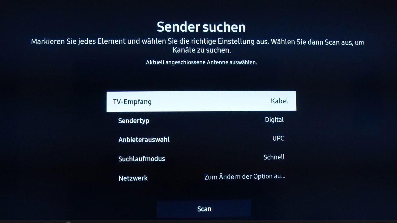 TV SENDERSUCHLAUF & SENDER SORTIEREN ANLEITUNG | SAMSUNG SMART TV | ANLEITUNG | KABEL TV | FACTOREM