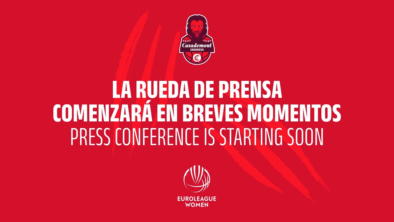 🎙️ Press conference | Casademont Zaragoza - ZVVZ USK Praha