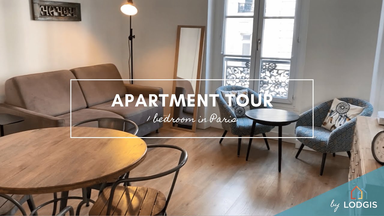 Apartment Tour // Furnished  34m2 in Paris – Ref : 20219023