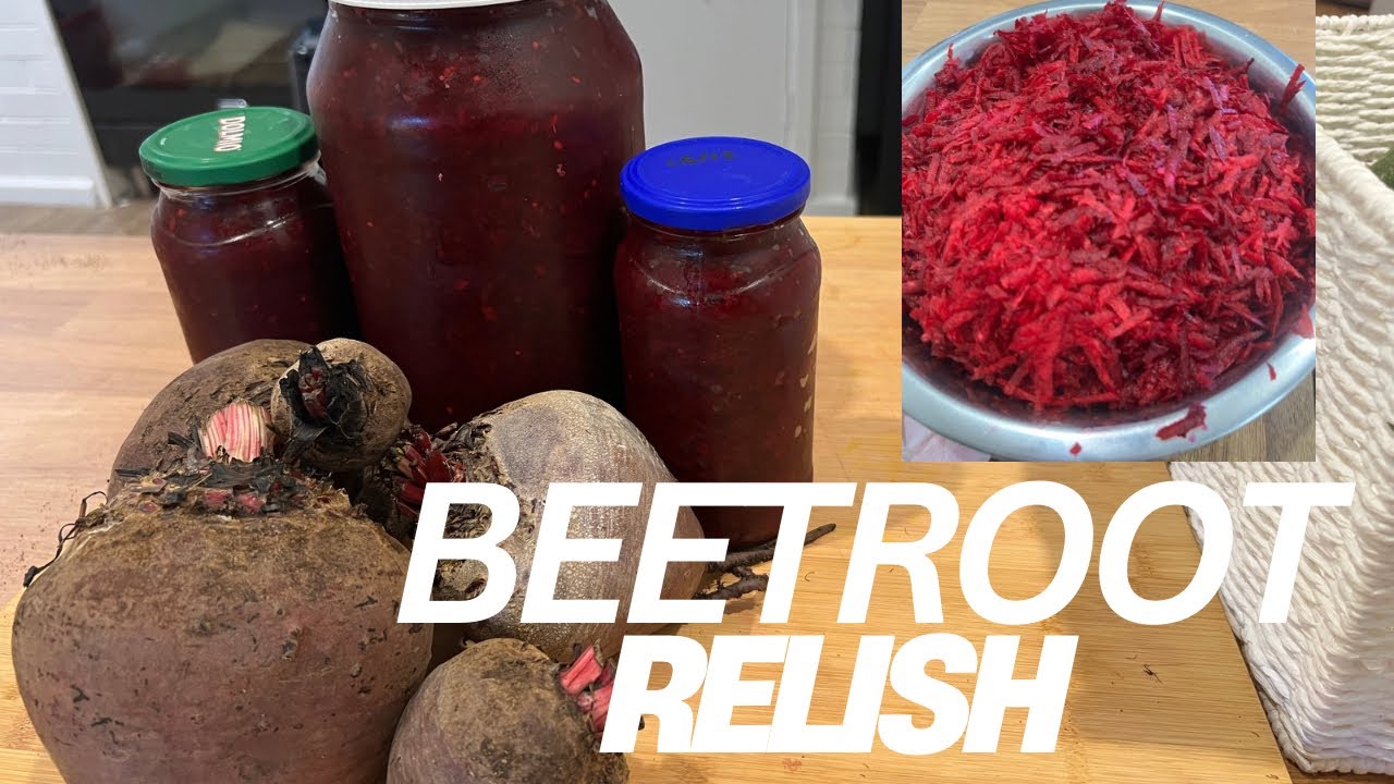 🍽️ How to Make Easy & Delicious Homemade Beetroot Relish | Using Your Homegrown Veggies 🥕