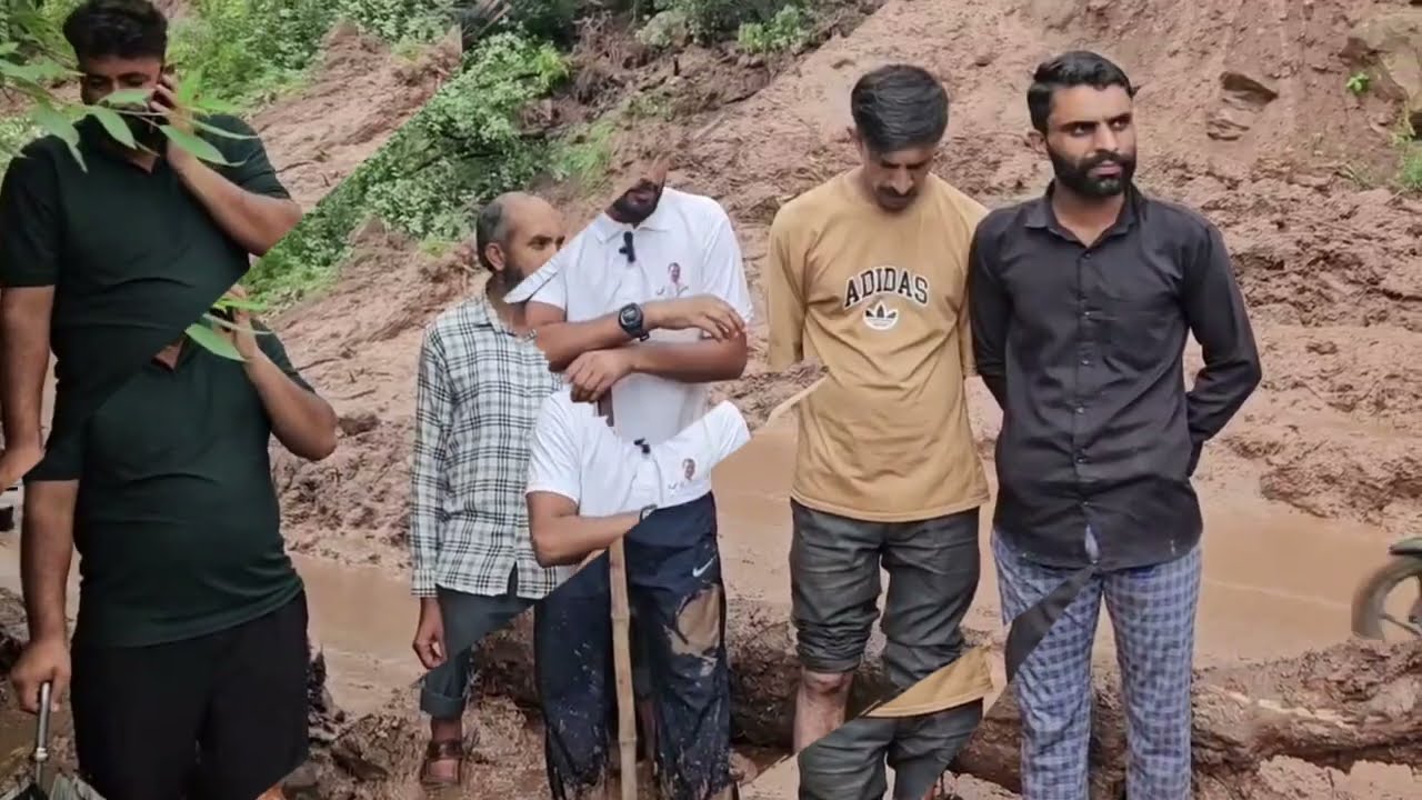 Massive Landslide Hits NH 144A |Youth Congress Leaders Save Stranded Pilgrims, Children & Ambulances