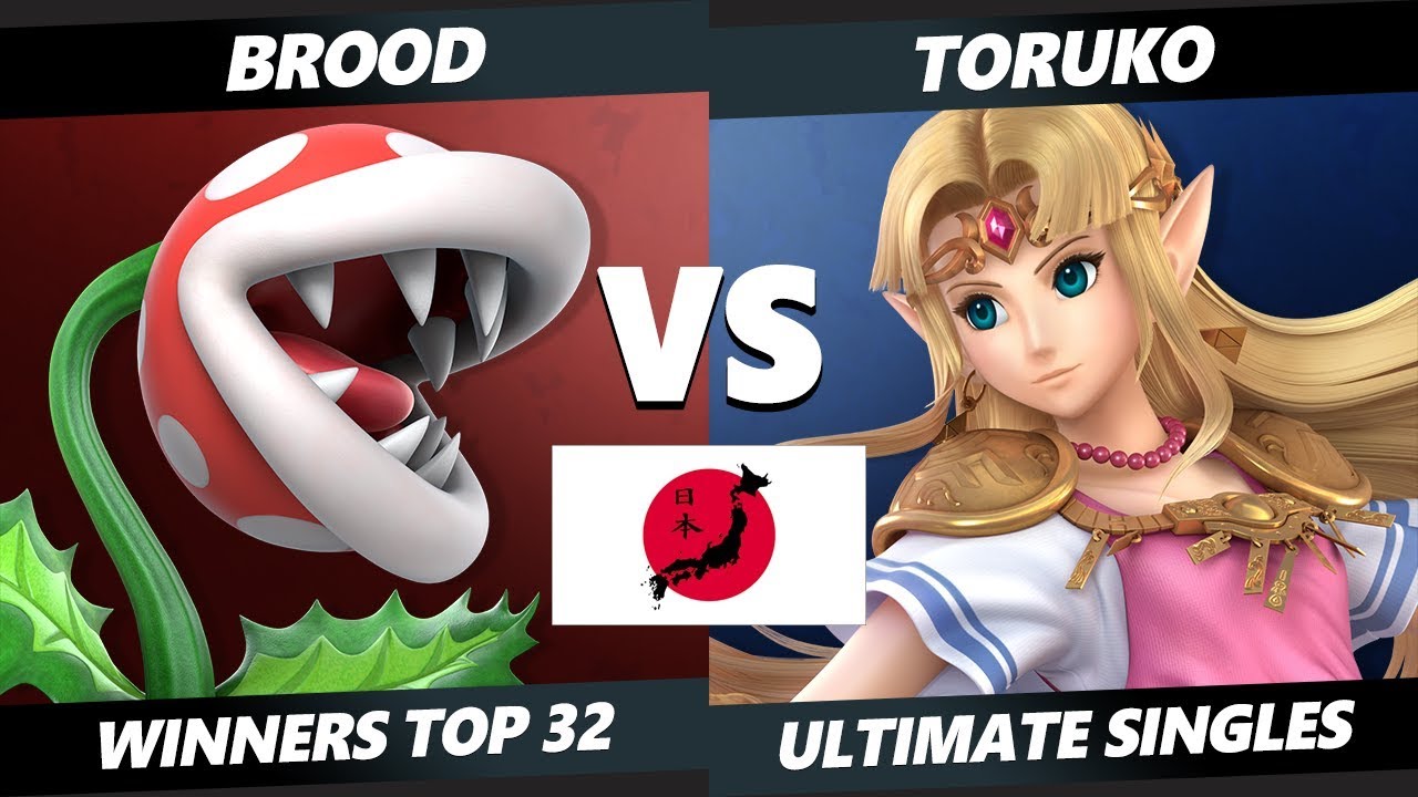 Uesma 24 SSBU - Brood (Piranha Plant) Vs. Toruko (Zelda) Smash Ultimate Tournament Top 32