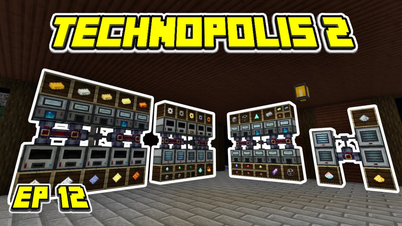 Minecraft Technopolis 2 Skyblock EP 12 - Angel Ring and Flux Power Network - Diamond & Emerald!