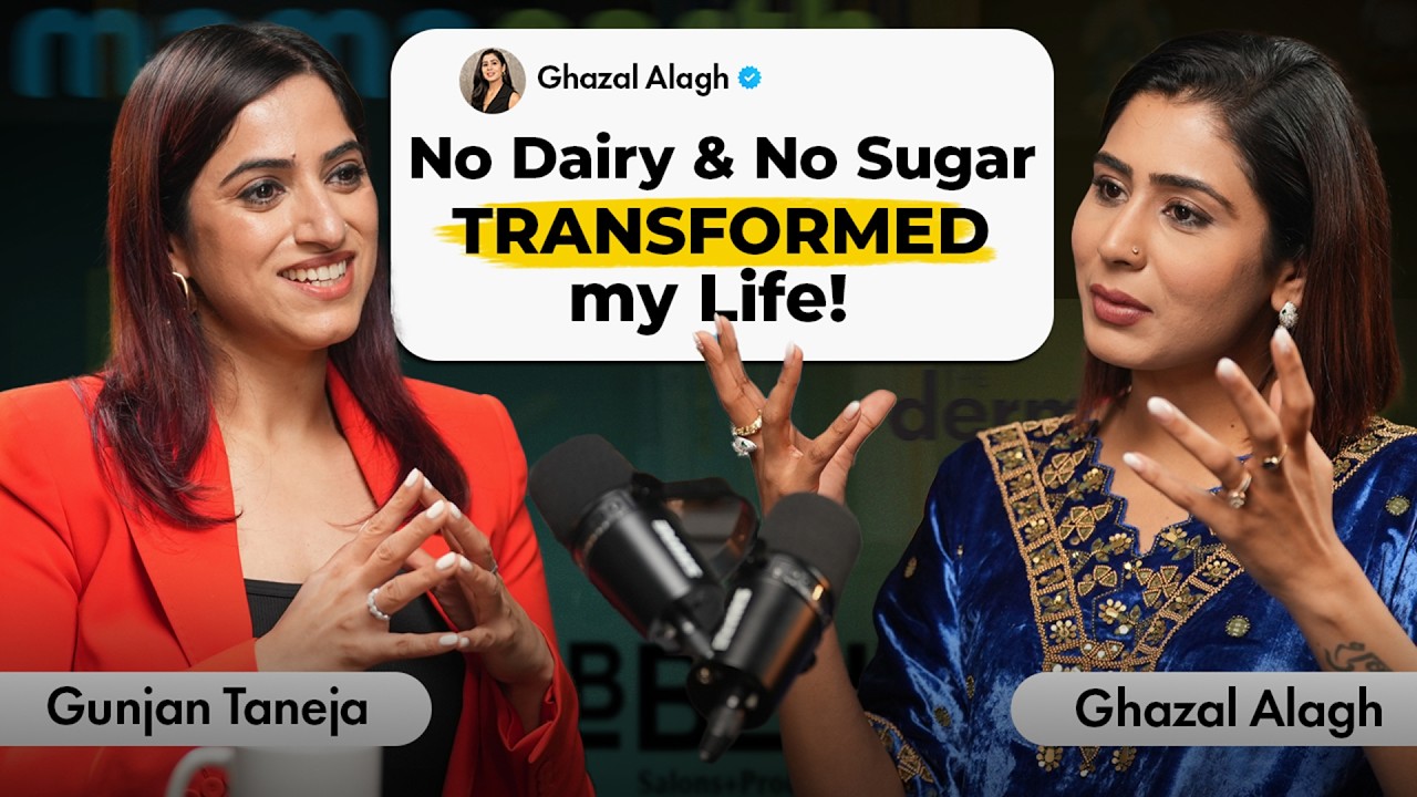 Diet, Morning Routine, and Postpartum Weight Loss: Ghazal Alagh (Mamaearth Founder) | By GunjanSh...