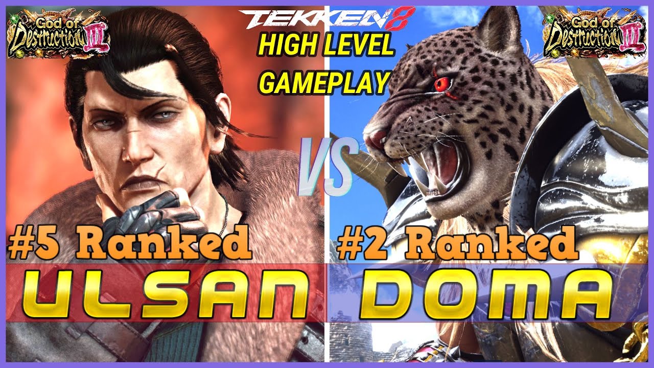 T8 ▰ ULSAN (#5 Ranked Dragunov) Vs DOMA (#2 Ranked Armor King) ▰ Tekken 8 High Level Gameplay