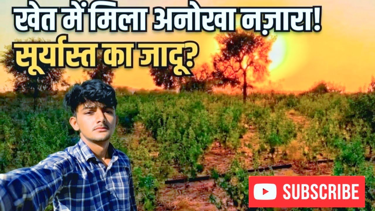 खेत में मिला अनोखा नज़ारा! 😍में सिंचाई का काम और मेरी दिनचर्या | इदरीश खान ब्लॉग #40 🚜💦