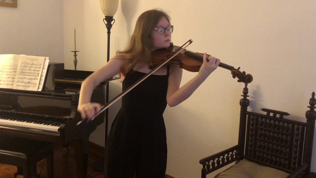 Ursula Parker Violin (from Introduction and Rondo Capriccioso, Saint-Saëns) #songsofcomfort