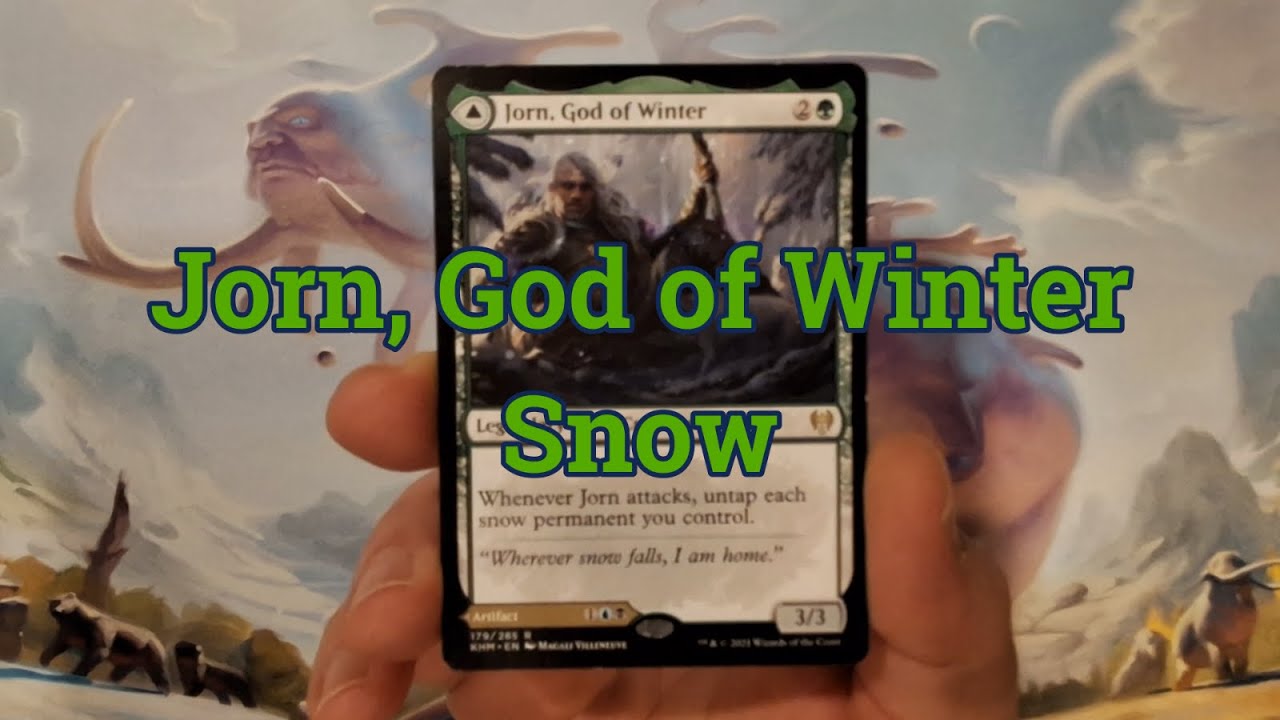 MTG Burgeoning Episode 1367:  Jorn, God of Winter Snow EDH Jumpstart Commander Cube Pack