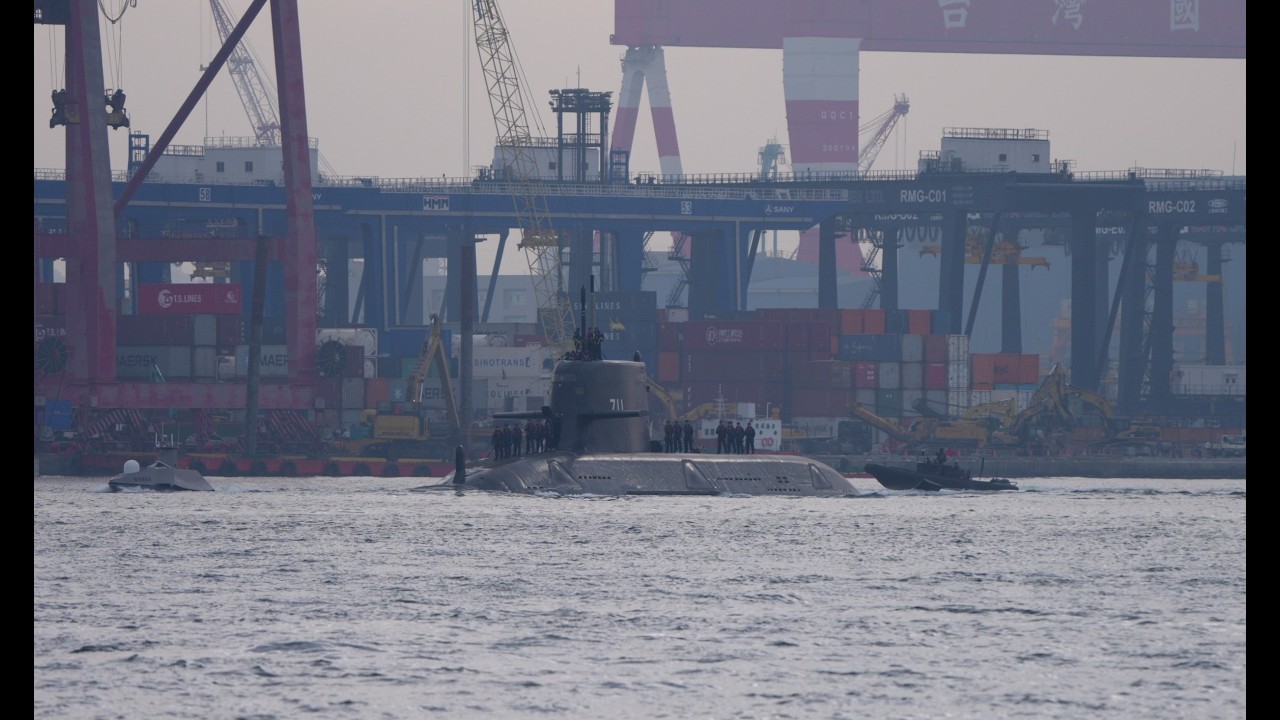 海鯤號潛艦第九次出海測試（第三次潛航測試）