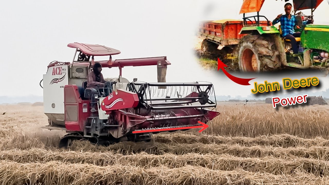 Ace Combine Ultra Combine Harvester 2026 With John Deere 5050 D 4×4 Performance 
