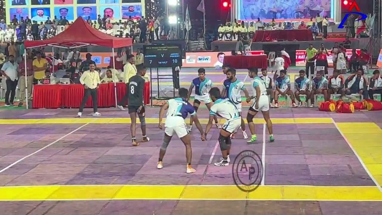 Andhra Pradesh vs Jharkhand 49th junior national kabaddi championship 2024