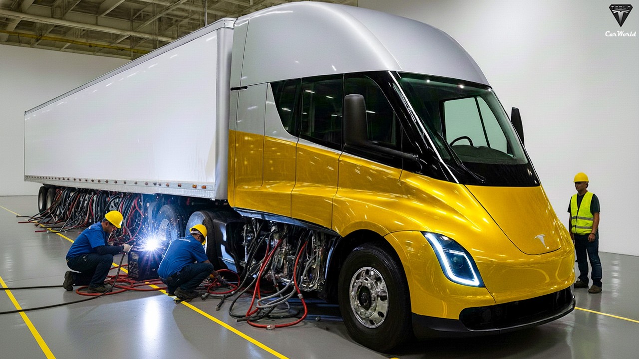 Tesla Semi наконец-то обновилась, Илон Маск потрясен новой полезной нагрузкой и потрясающим дизай...