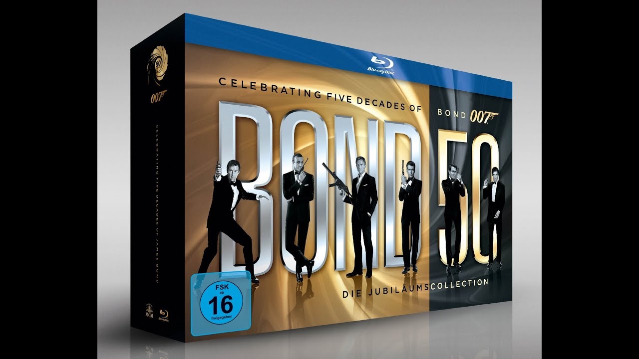 James Bond 007 die Jubiläums-Collection Blu-Ray Unboxing/Review Deutsch