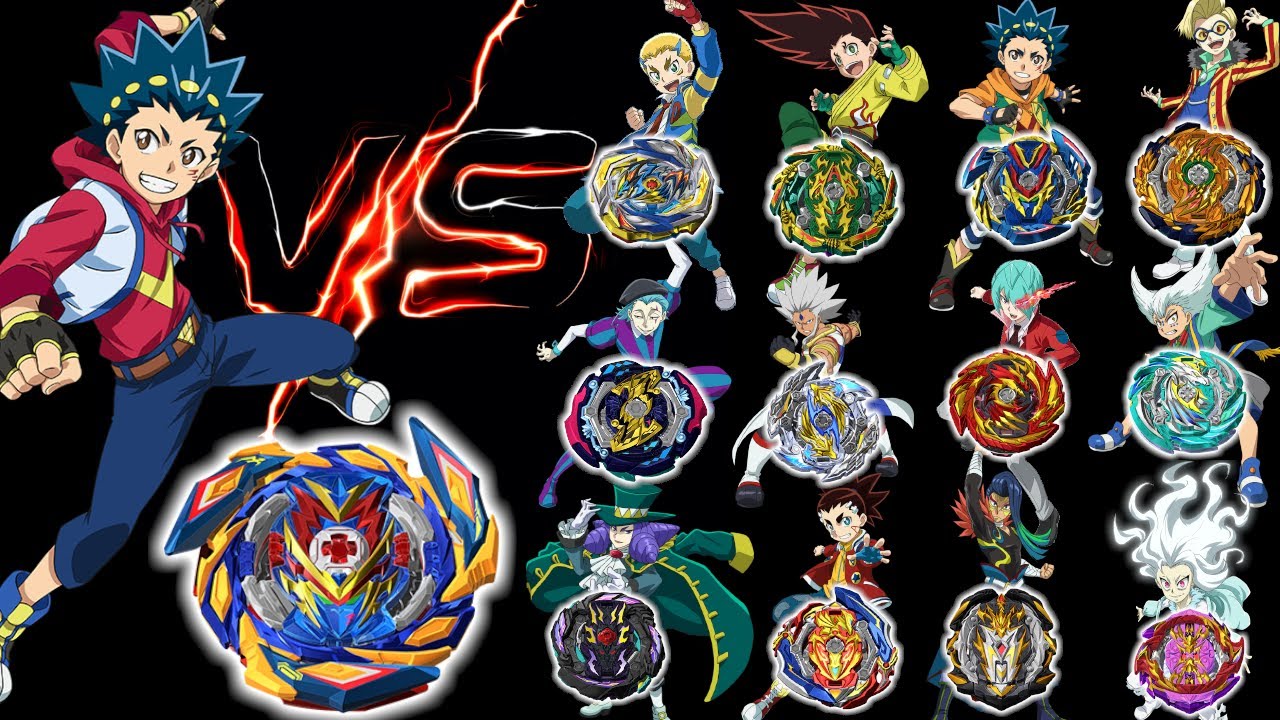 戰鬥陀螺 超王 B-163 勇武戰神 Vs 全GT陀螺  | Beyblade SuperKing B-163 Brave Valkyrie Vs All Burst Rise Beyblades