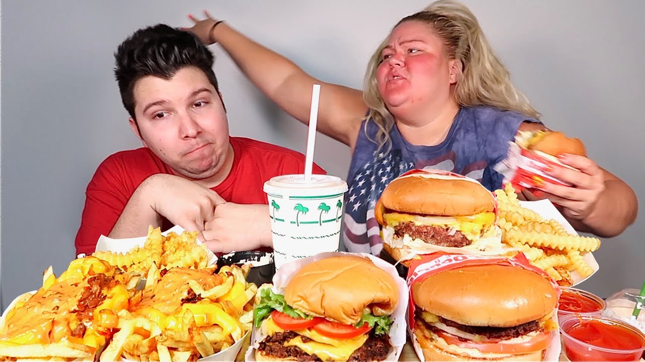 In-N-Out VS Shake Shack • MUKBANG