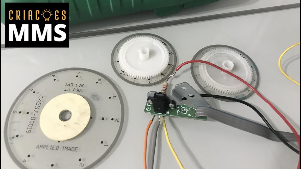 ENCODER DE IMPRESSORA NO ARDUINO