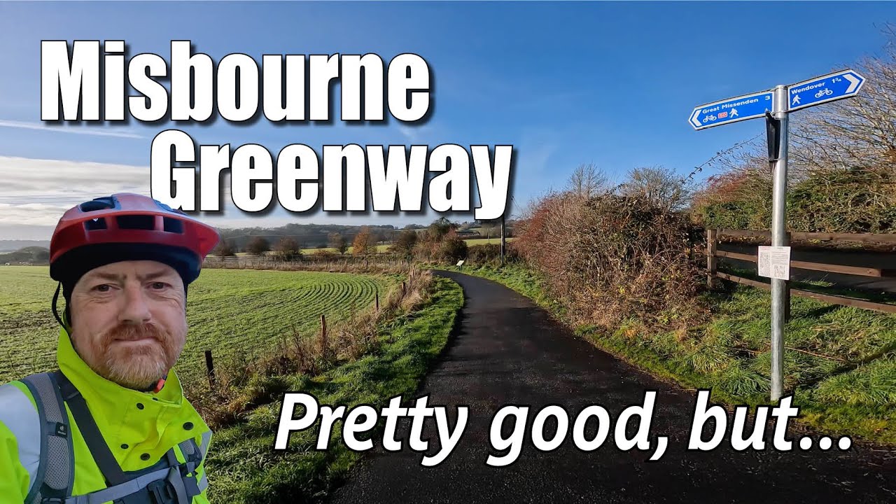 Моя первая поездка по велосипедной дорожке Misbourne Greenway.