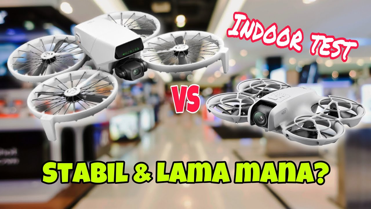 DJI Flip vs DJI Neo Tes Terbang Indoor