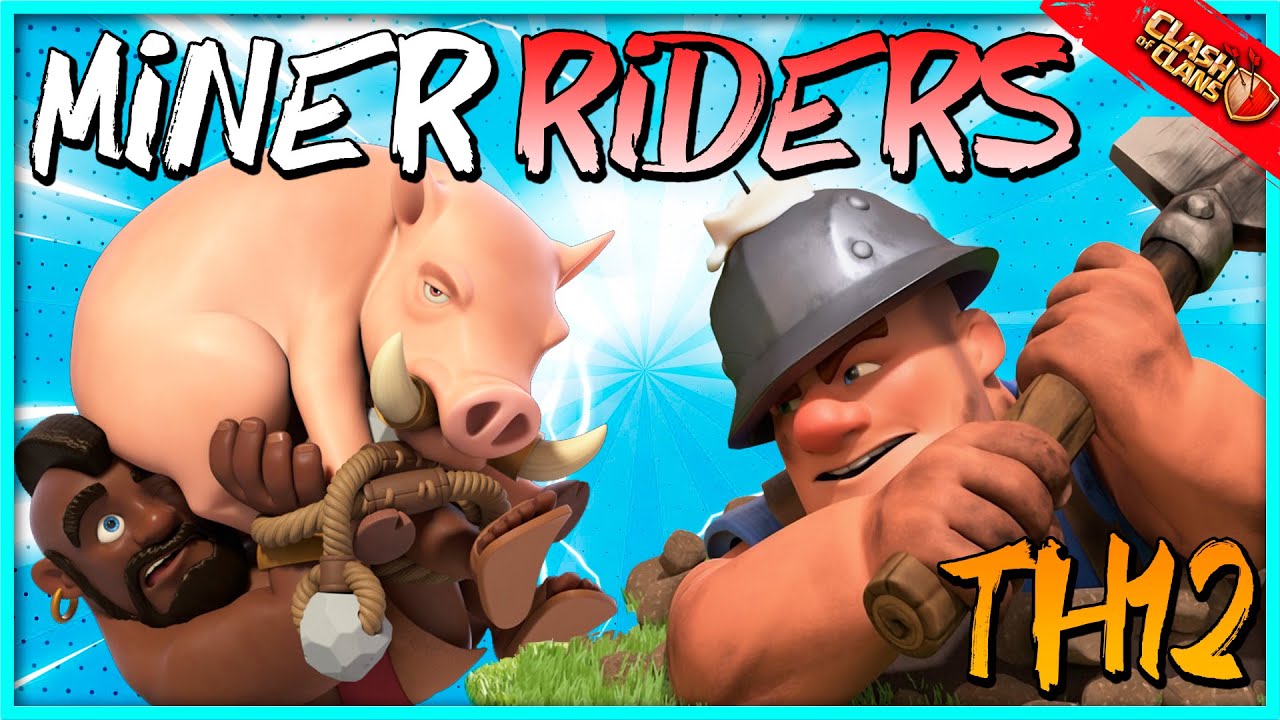 TH12 QC Hog/Miner Hybrid | Best TH12 Attack Strategies | Clash of Clans