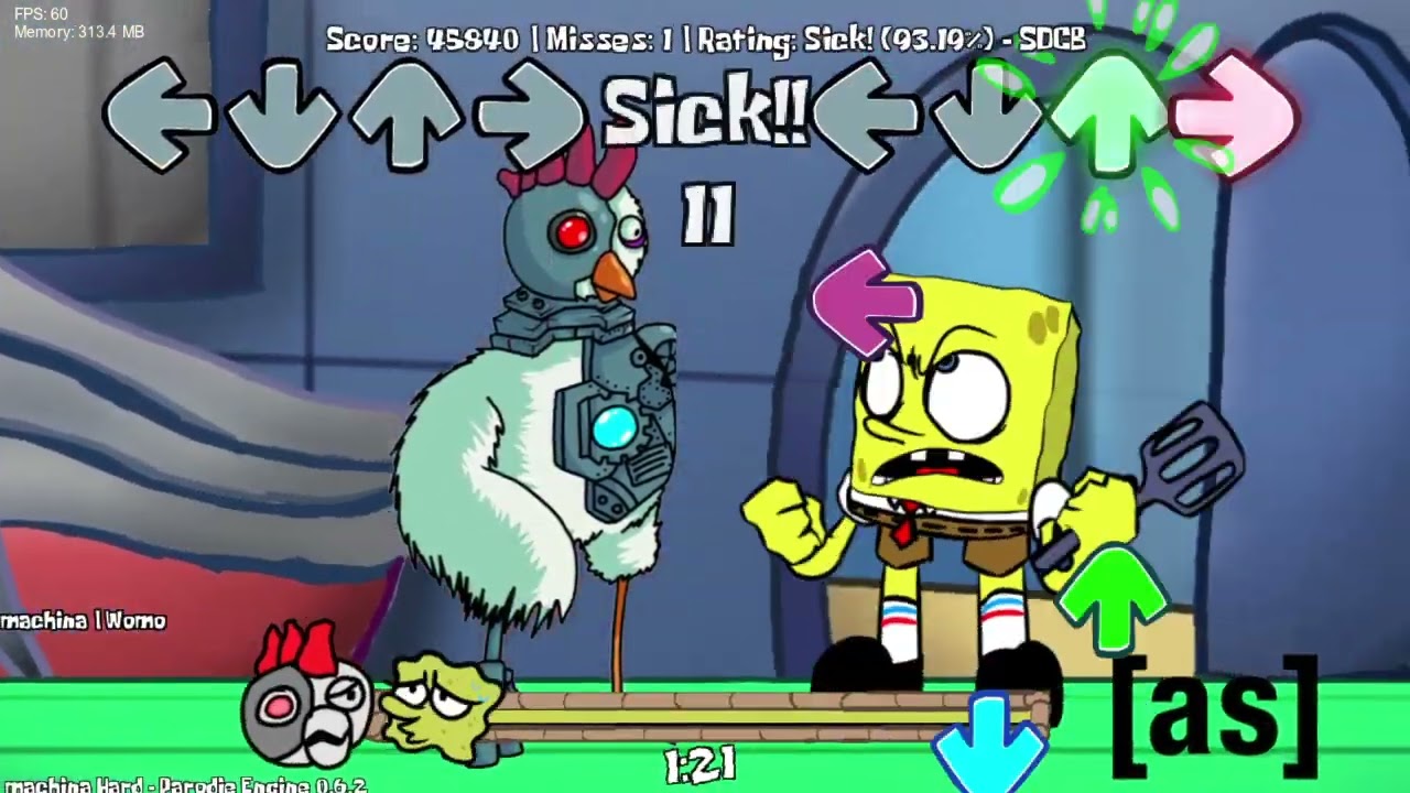 SpongeBob Parodies V4 - Machina (Scrapped; Full Gameplay)