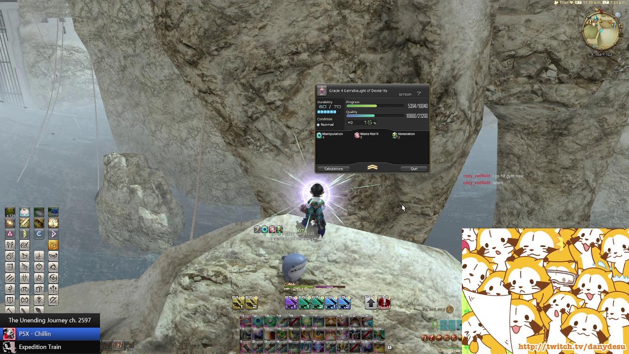 FF XIV - Training arc ehe