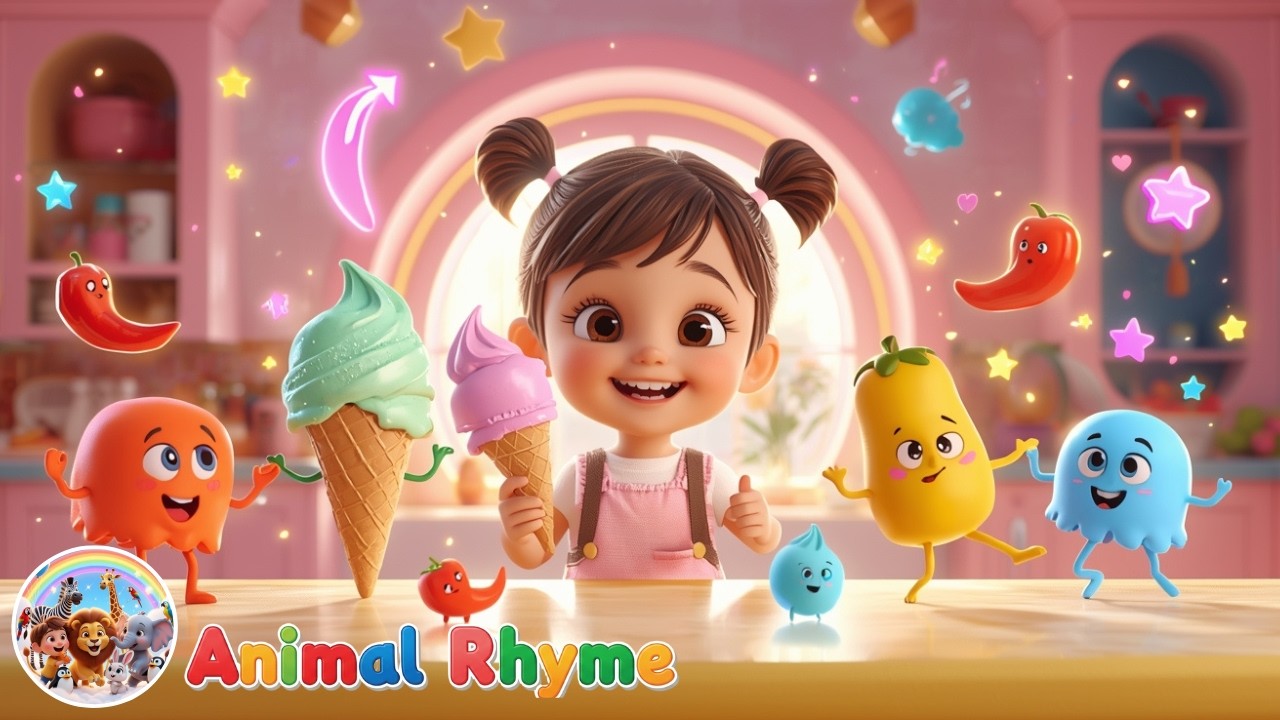 Ice Cream vs Spicy Chili Song | Fun Hot vs Cold Opposites | Bella Kids Rhymes & More