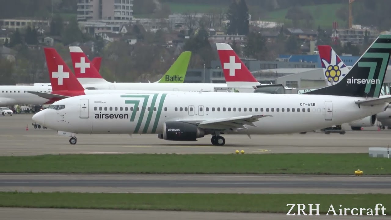 Airseven B734 Zurich Airport 15.04.2023