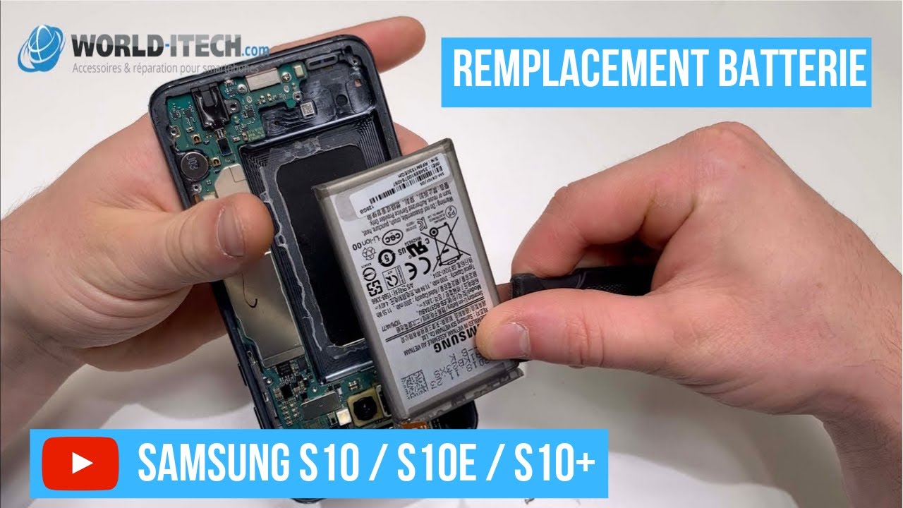 Remplacement batterie S10e / S10 / S10 Plus Samsung : Tutoriel
