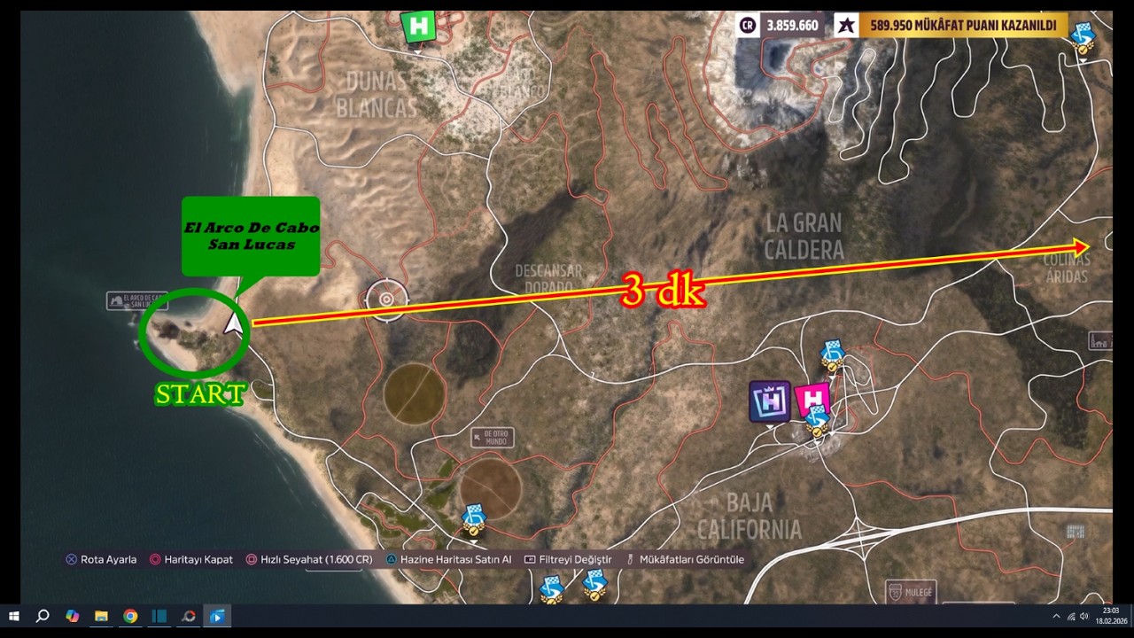 FORZA HORIZON 5 - El Arco de Cabo San Lucas dan, El Diamante Horizon a varın..