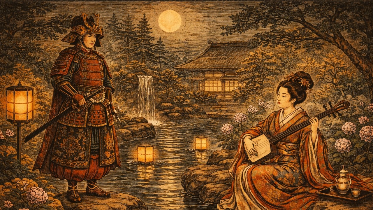 【江戸戦国時代の心安らぐ音楽】リラックス 【作業用BGM】【作業用/勉強用/睡眠用】Music of the Edo Period - Traditional Japanese Music