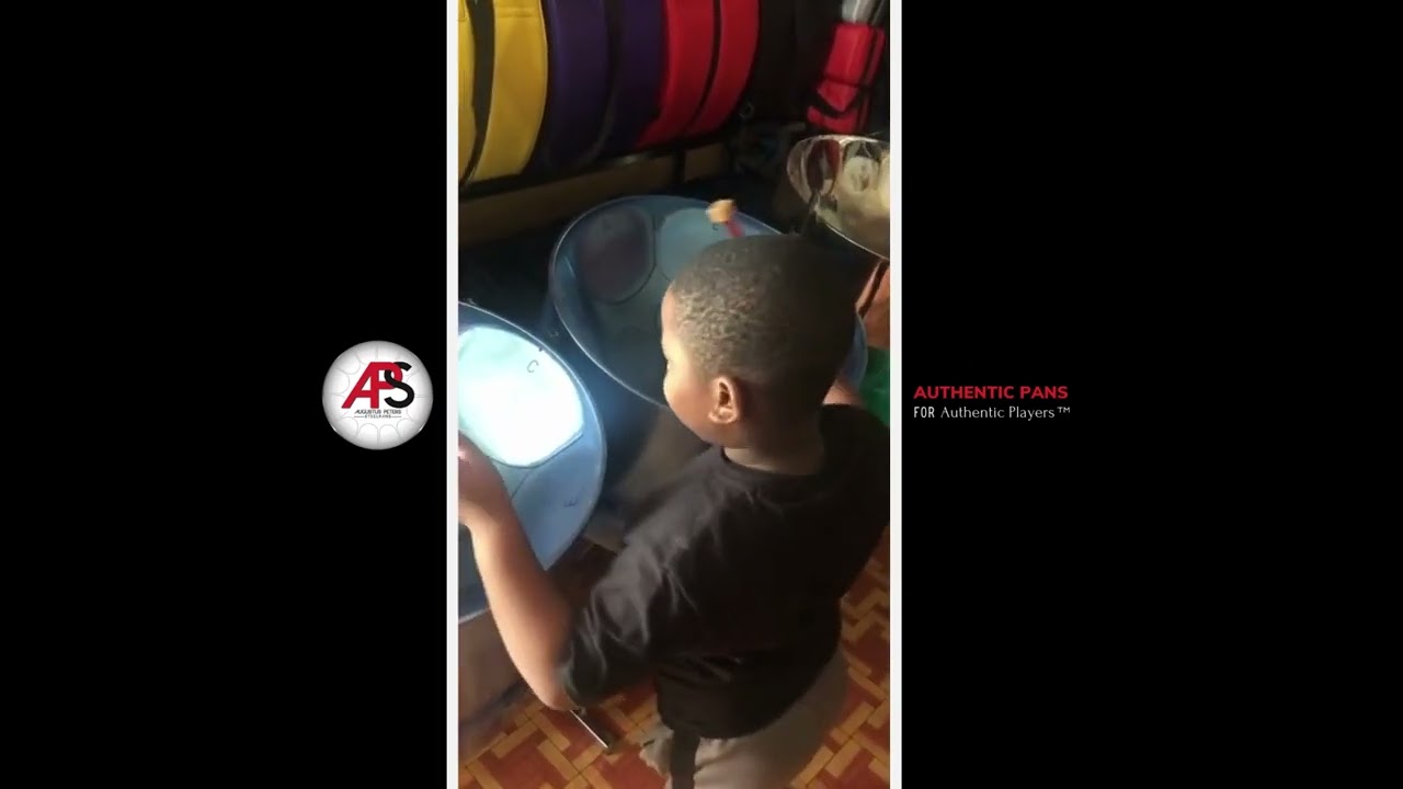 APS Double Guitars Steelpan | Demonstrated by a Young player