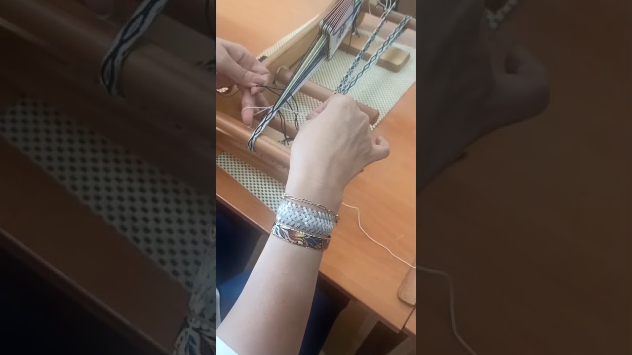Kolay carpana dokuma bitiş tekniği yapımı #easy #tabletweaving #weaving #finish #video#deryasultans 