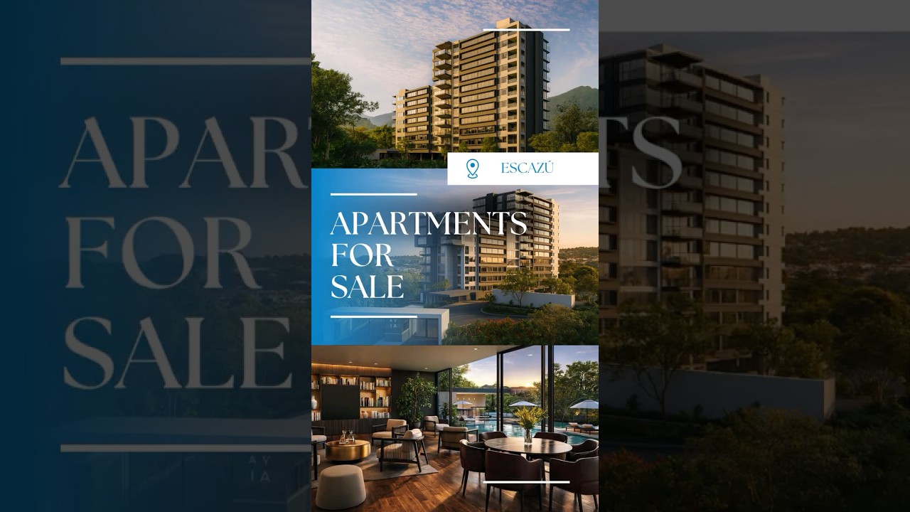 High-End Residential Project in Escazú – Apartments and Penthouses from $335,000
