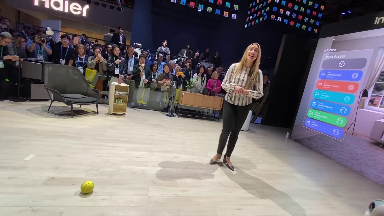 Samsung Ballie Demo at CES 2020