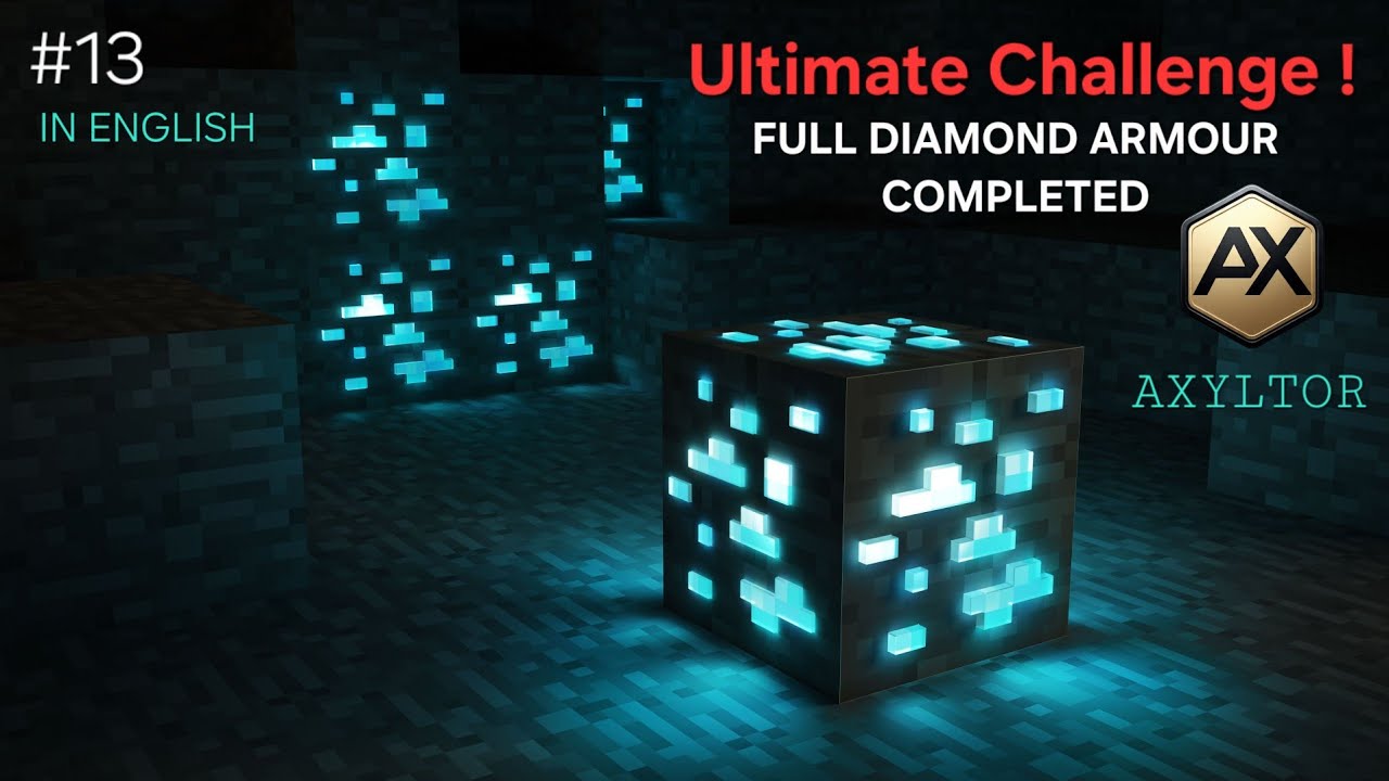 I completed my full diamond armour!