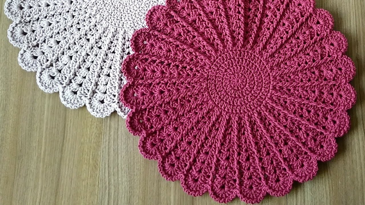 Sousplat flower margarida - passo a passo sousplat de crochê @EdineiaSinatraCroche