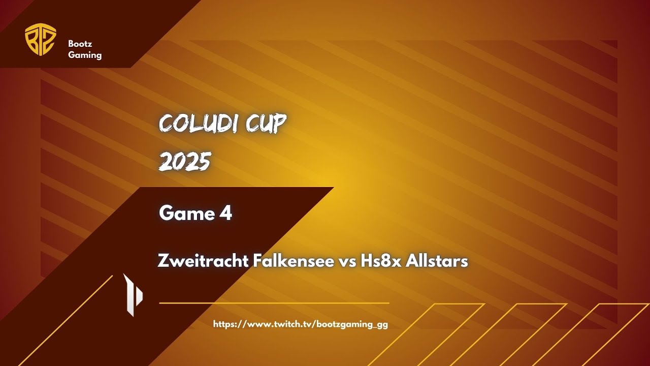 Bootz Gaming Tournaments | Coludi Cup Game 4