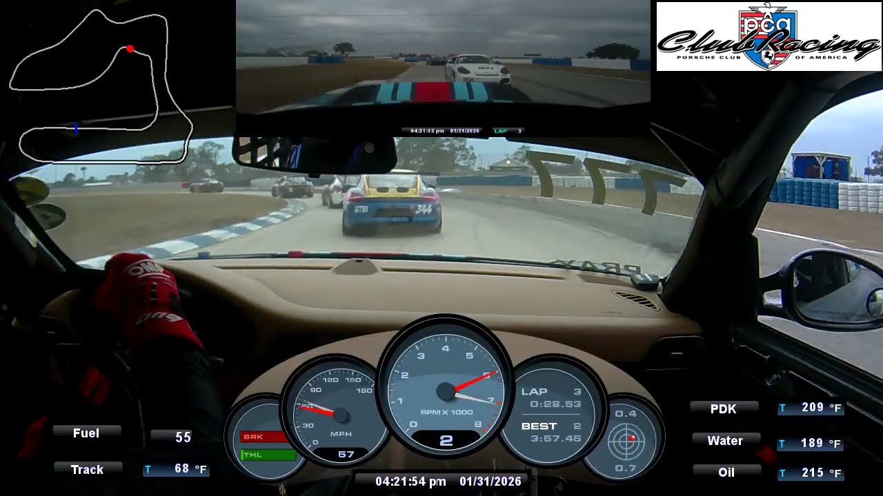 PCA Club Race Sebring 2026 - Yellow Race 2