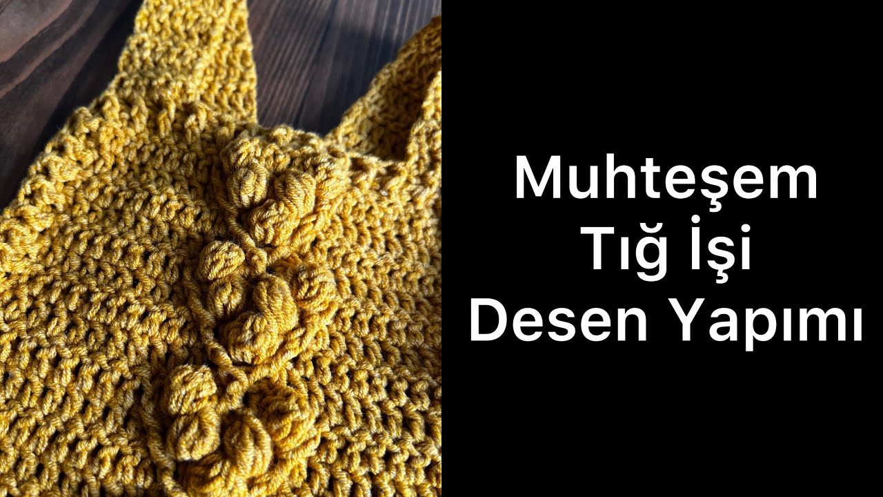 Bayılacaksınız! | Tığ İşi Harika Desen Yapımı | Amazing Easy 3D Crochet Knitting 💯
