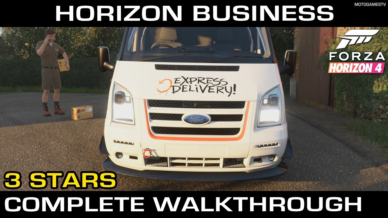 Forza Horizon 4 - Express Delivery Horizon Business (3 Stars Complete Walkthrough)