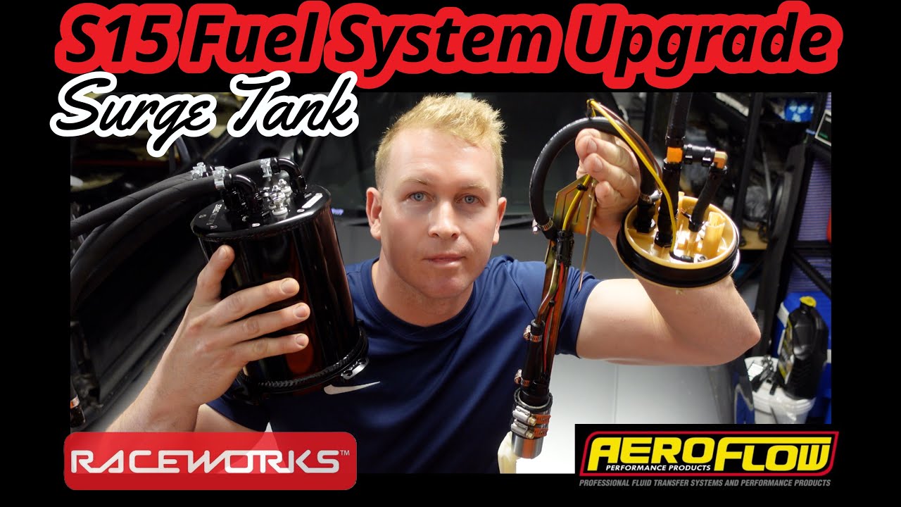 Fixing Fuel Surge with a New Raceworks, Aeroflow Fuel System Upgrade | S15 Silvia Surge Tank Setup