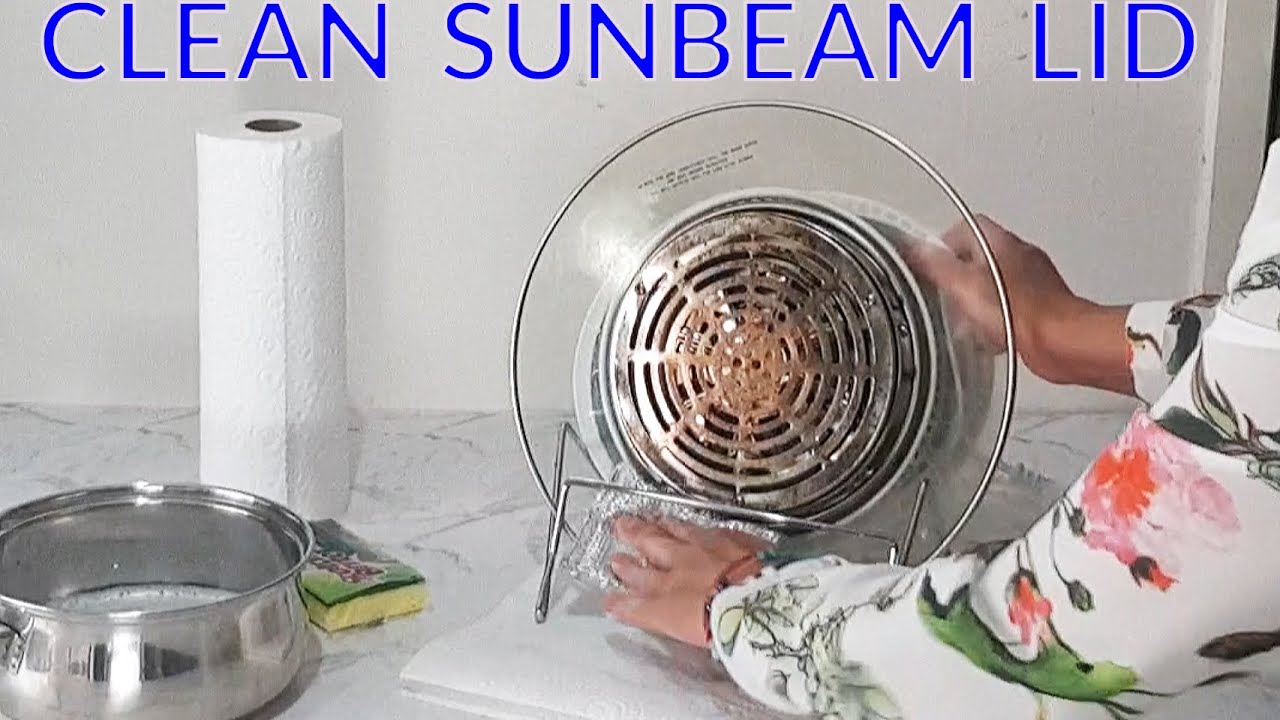 Cleaning Sunbeam NutriOven CO3000 top electrical lid